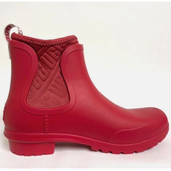 NEW! UGG Chevonne Boot Ribbon Red Women size 5 - Picture 2 of 13